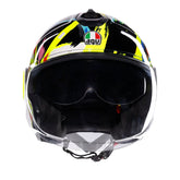 Casco Moto Jet ETERES AGV E2206 Rossi Winter Test 2019